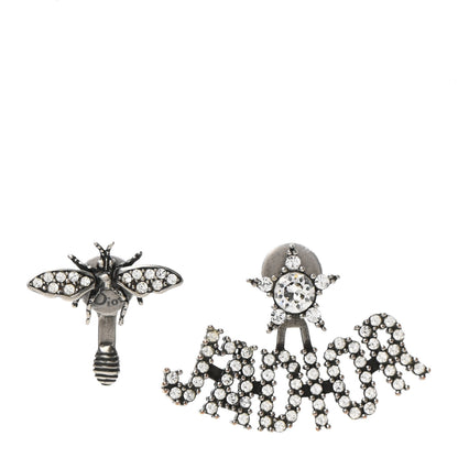 Christian Dior Palladium Crystal J'adior Earrings 1 of 4