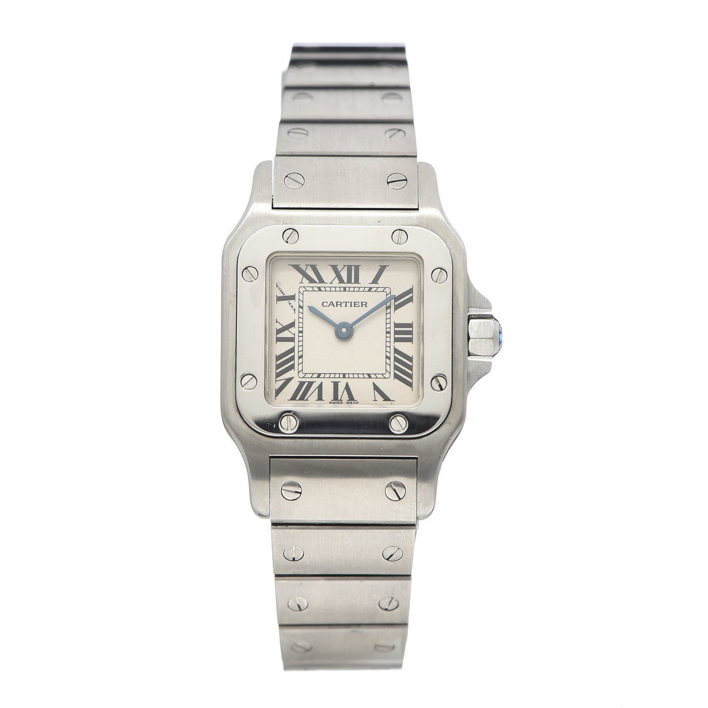Stainless Steel 24mm Santos de Galbee Quartz Watch