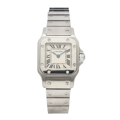 Cartier Stainless Steel 24mm Santos de Galbee Quartz Watch 1 of 6