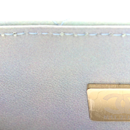 Chanel Lambskin Quilted Ombre Mini Top Handle Rectangular Flap Blue Green 7 of 11