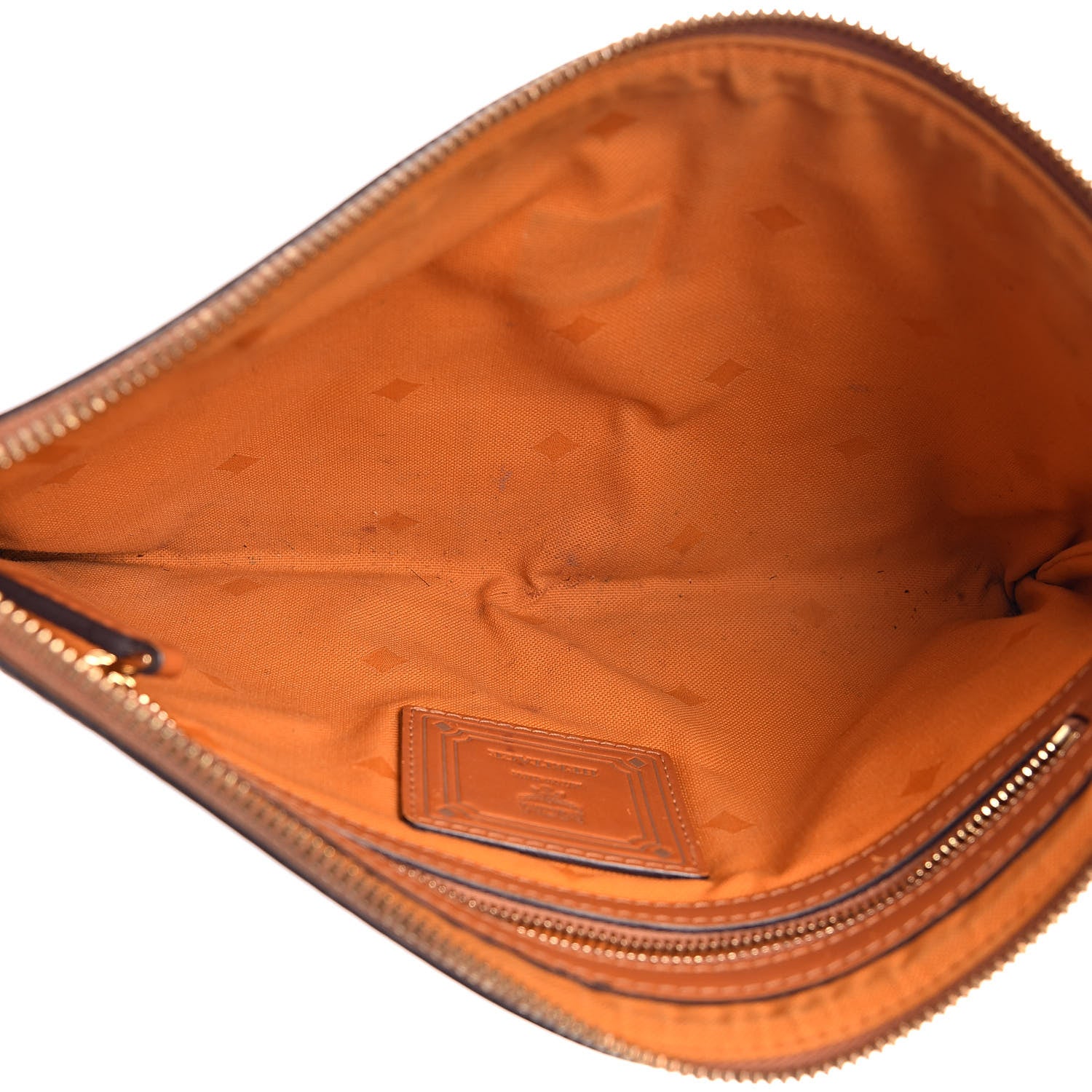 MCM Visetos Mini Pouch Cognac 5 of 14