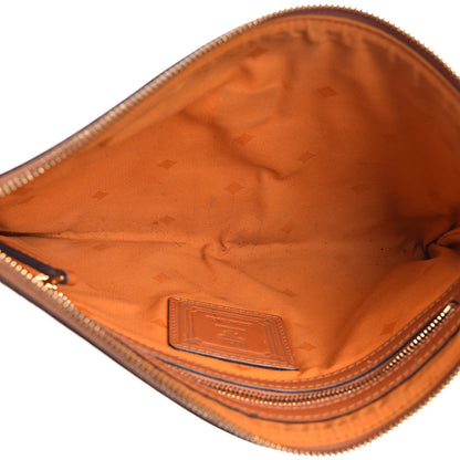 MCM Visetos Mini Pouch Cognac 5 of 14