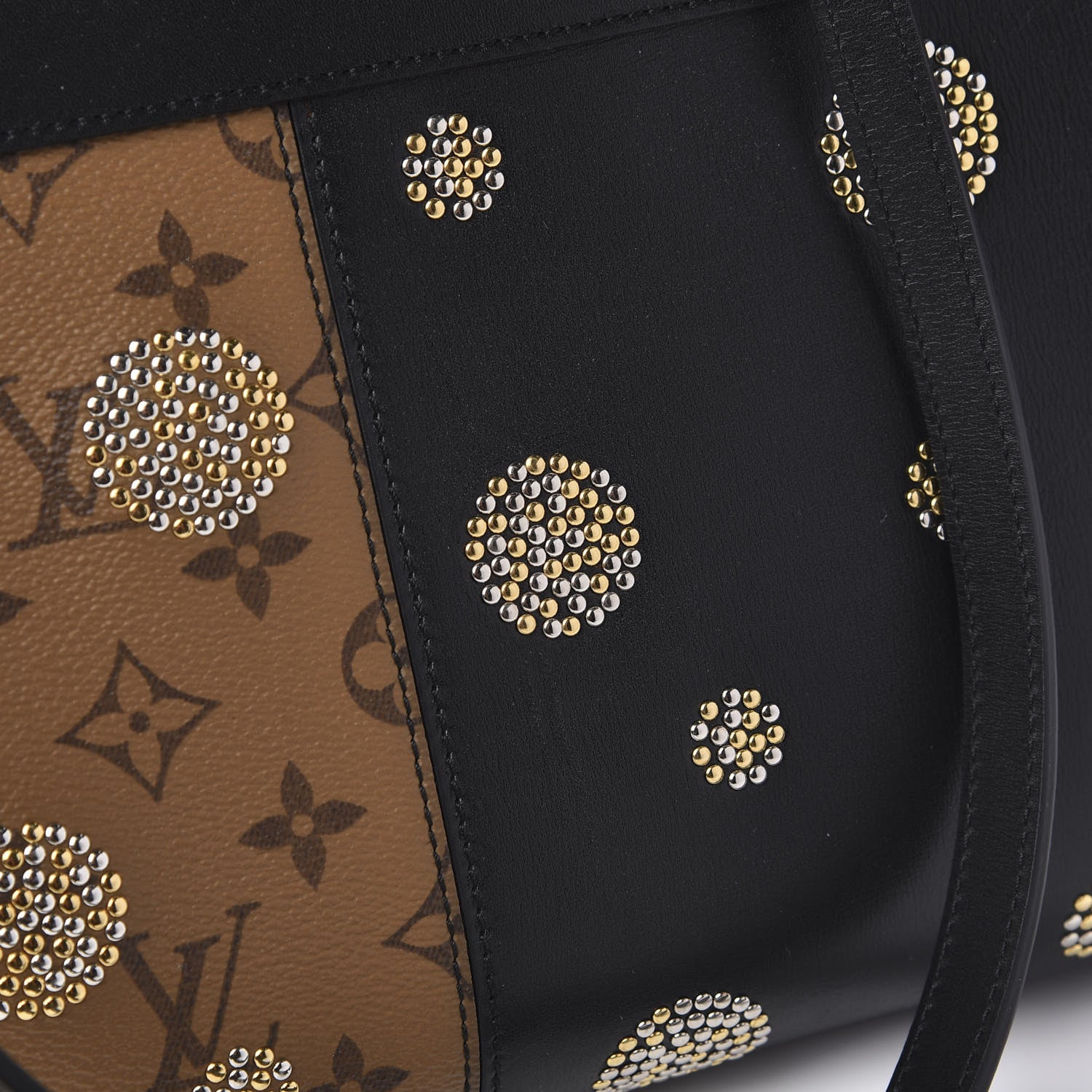 Louis Vuitton Reverse Monogram Studded Night Lights City Steamer MM 12 of 13