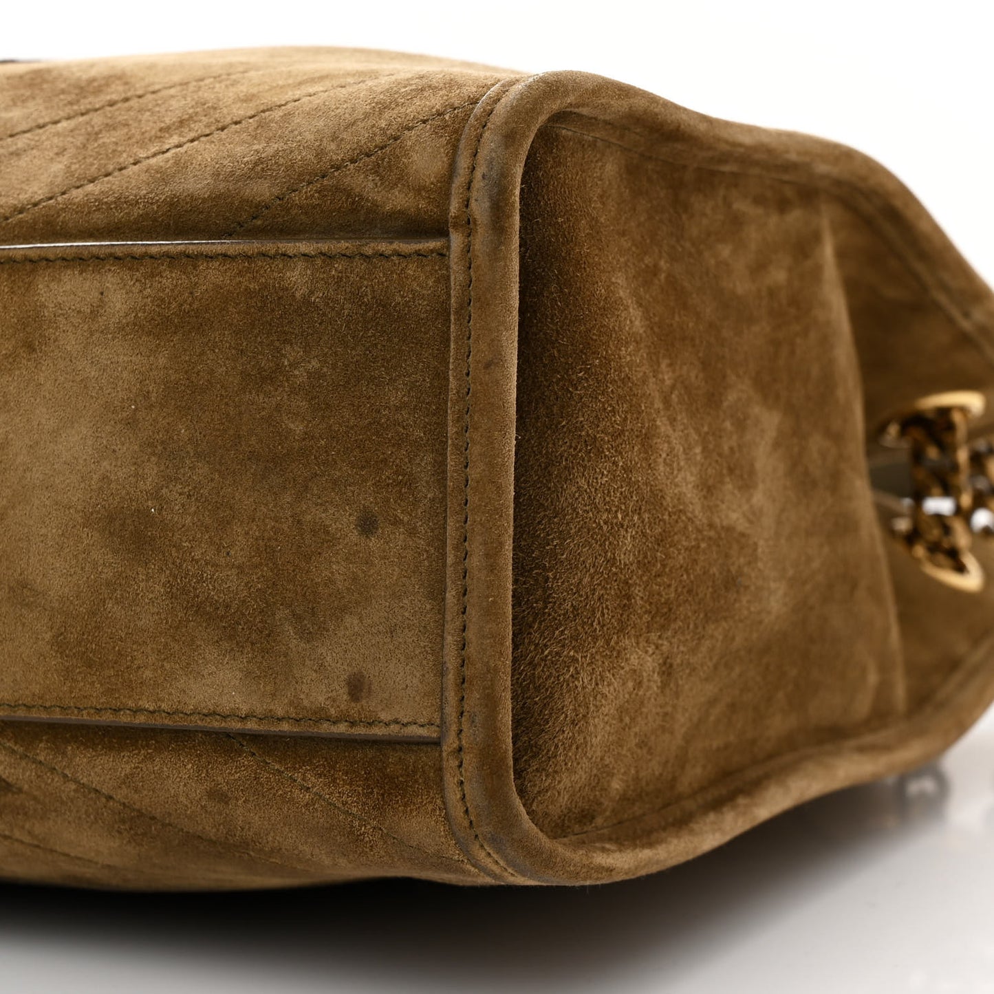 Suede Matelasse Monogram Medium Niki Shopper Tote New Barley
