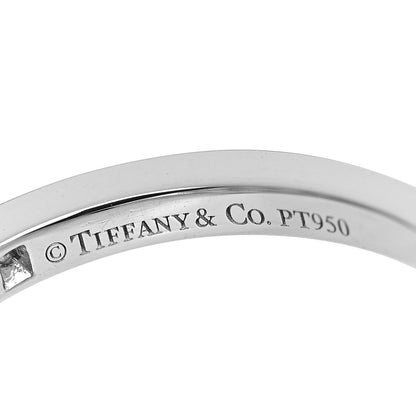 Tiffany Platinum Diamond Enchant Double Heart Ring 52 6 5 of 6