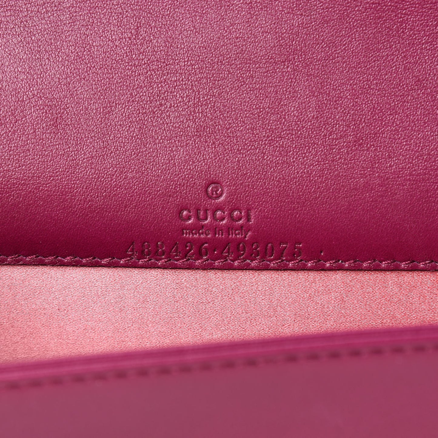 Velvet Matelasse GG Marmont Mini Bag Fuchsia Violet Cyclamen