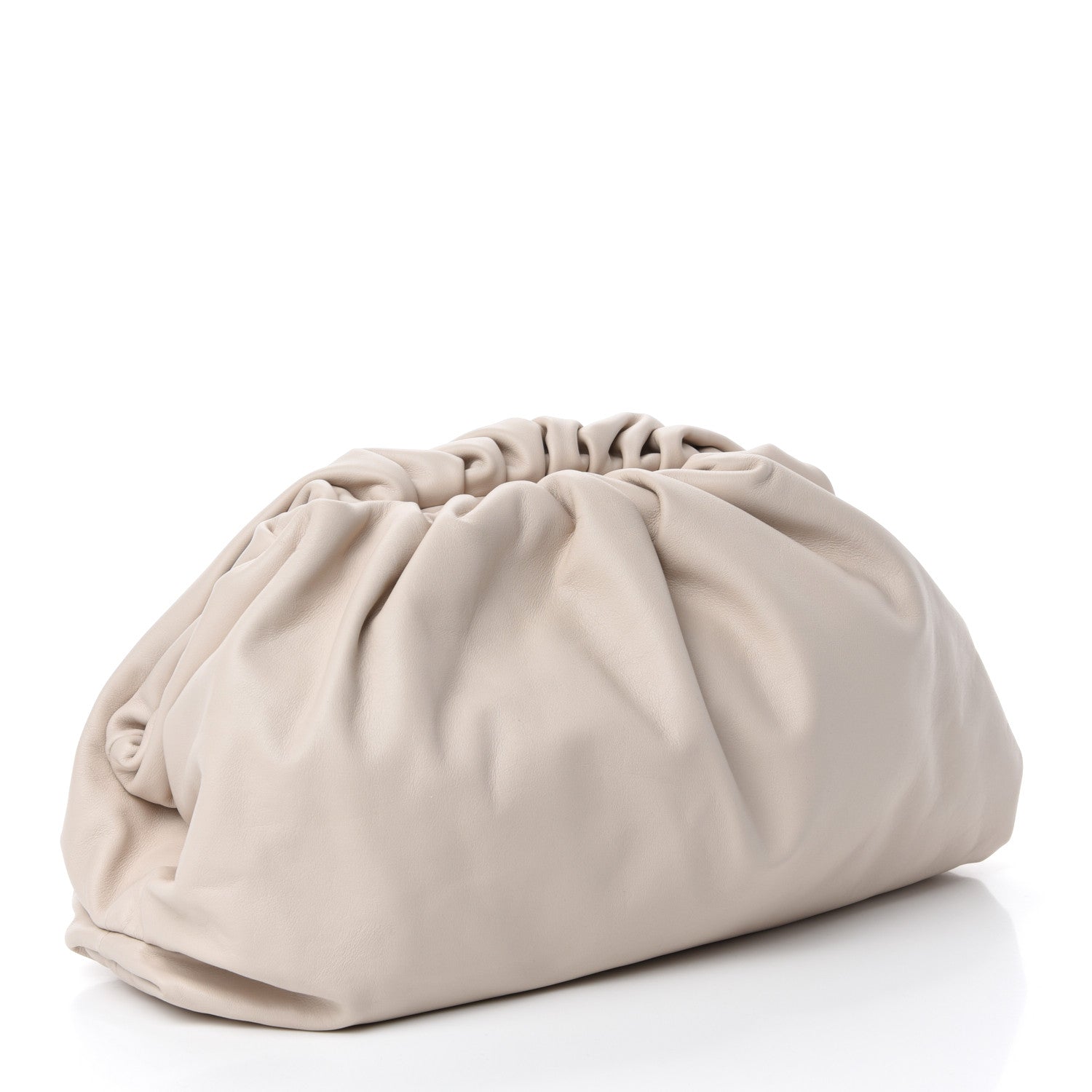 Bottega Veneta Smooth Butter Calf The Pouch Oversized Clutch Mist 3 of 10