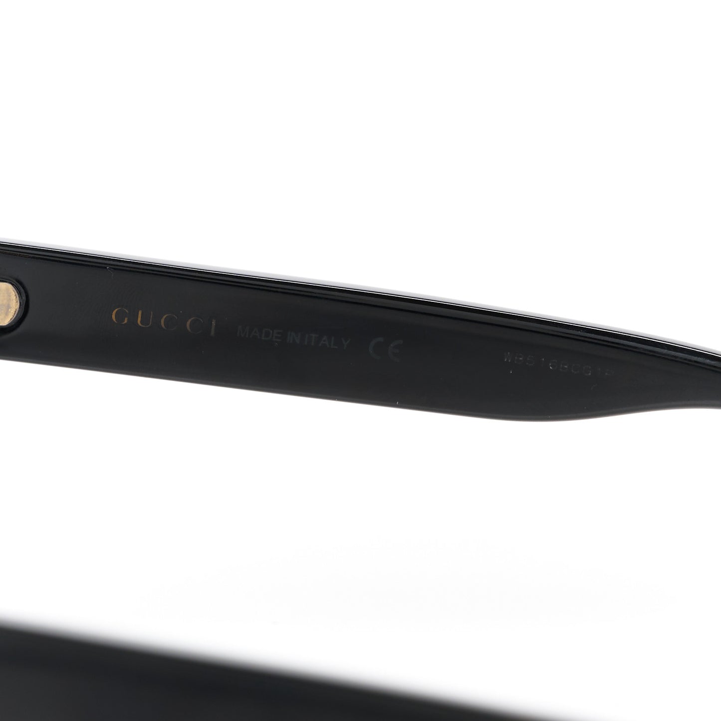 Acetate Square Frame Sunglasses GG0034S Black