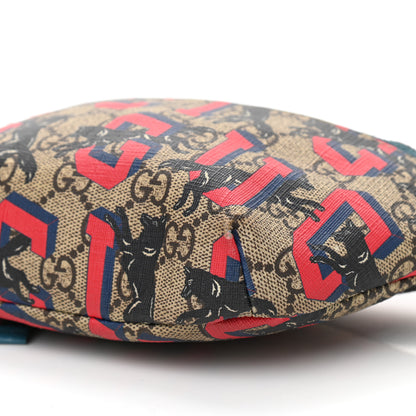 Gucci GG Supreme Monogram Gucci Wolf Belt Bag 9 of 12