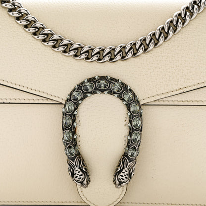 Gucci Textured Calfskin Crystal Small Dionysus Shoulder Bag Mystic White 8 of 16