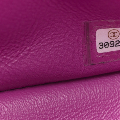 Chanel Lambskin Quilted Mini Square Flap Purple 7 of 10