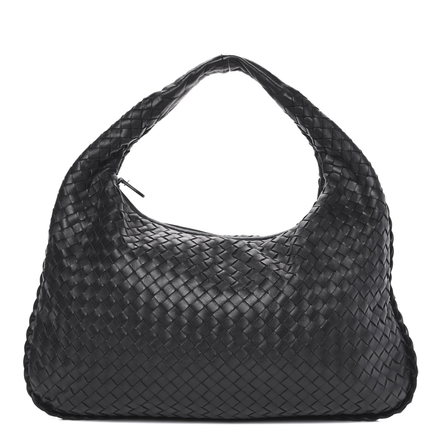 Bottega Veneta Nappa Intrecciato Large Veneta Hobo Black 1 of 12