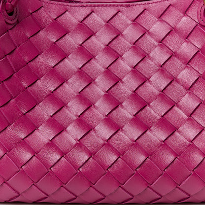Bottega Veneta Nappa Intrecciato Medium Andiamo Parachute Shoulder Bag Cinnibar 7 of 9
