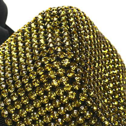 Alexander Wang Mesh Crystal Rhinestone Mini Cruiser Duffle Lemon 12 of 12