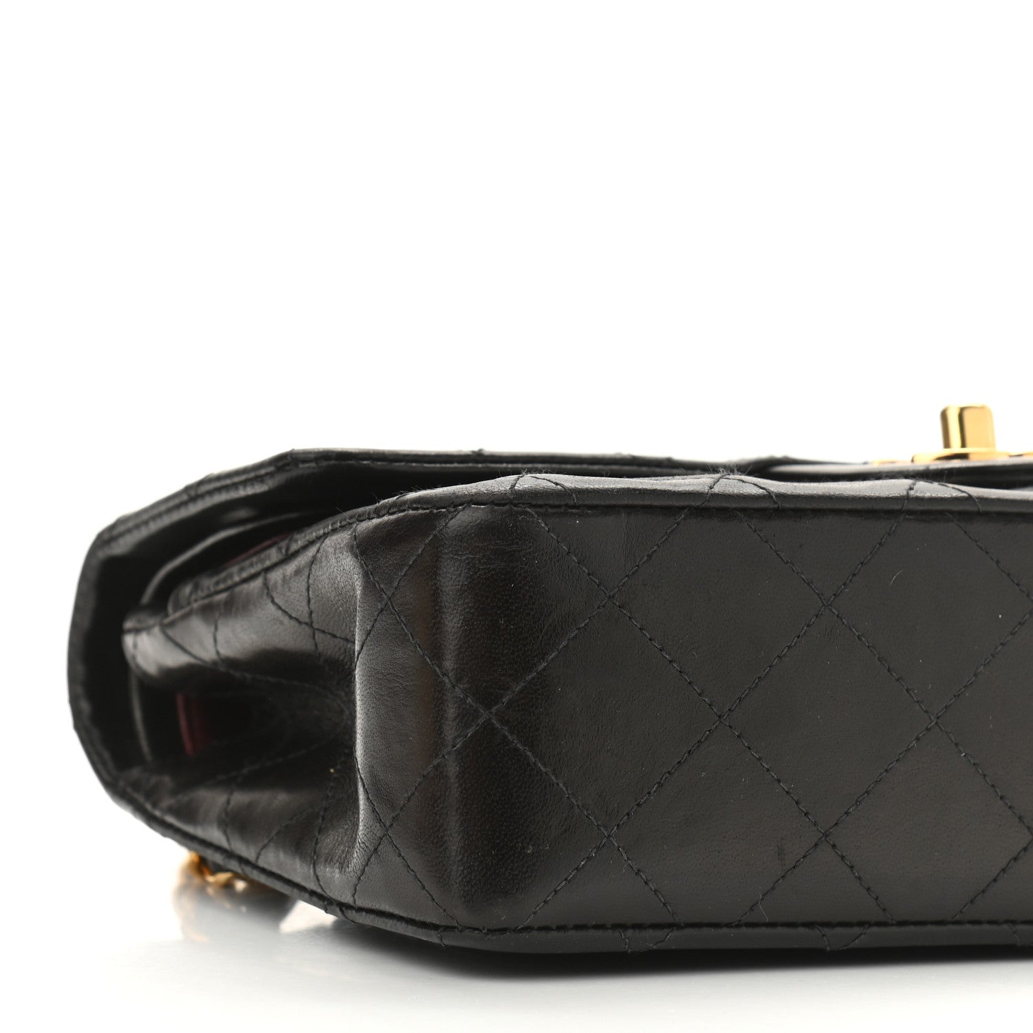 Chanel Lambskin Quilted Small Double Flap Black 2 of 13