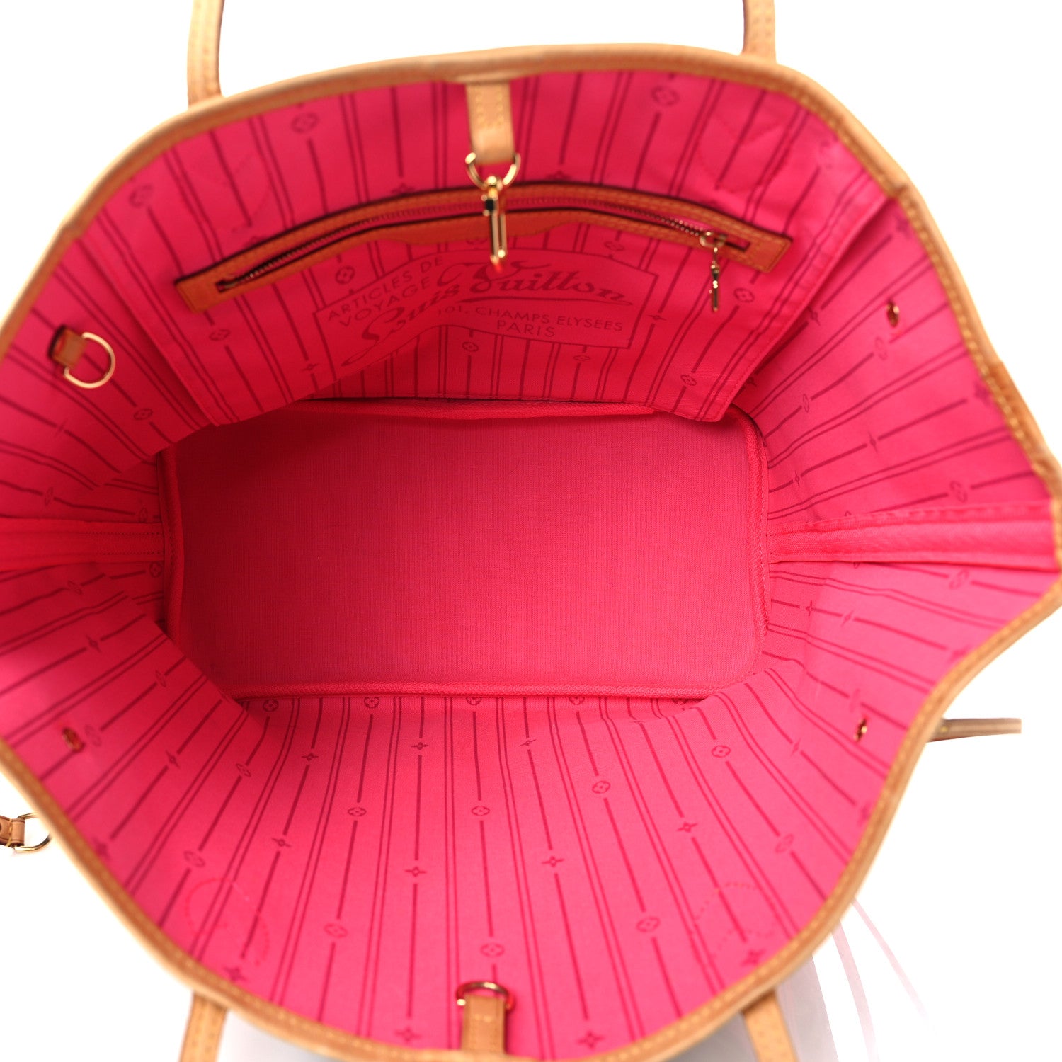Louis Vuitton Monogram Roses Neverfull MM 5 of 6