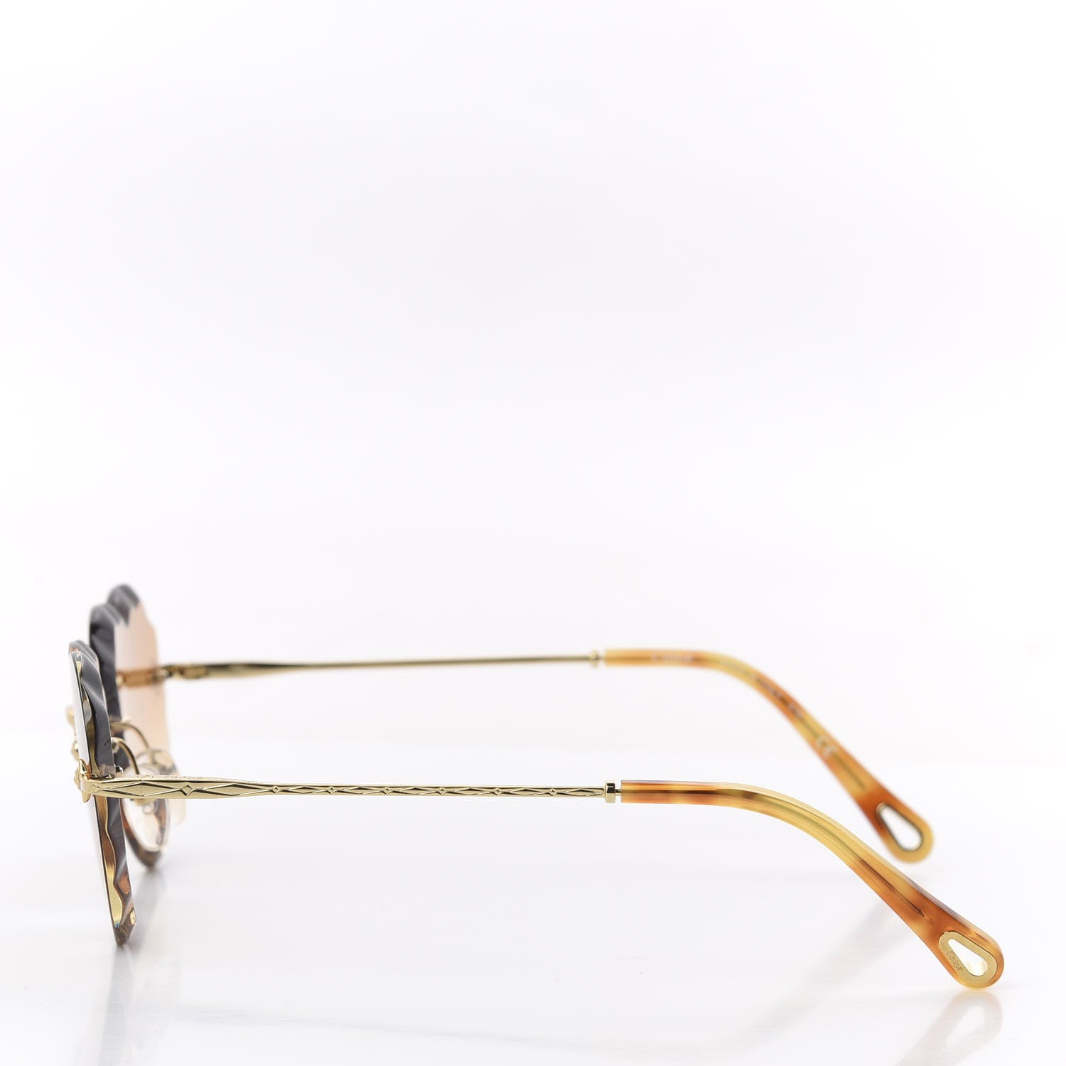 Chloe Heart Sunglasses CE150S Gold 3 of 7