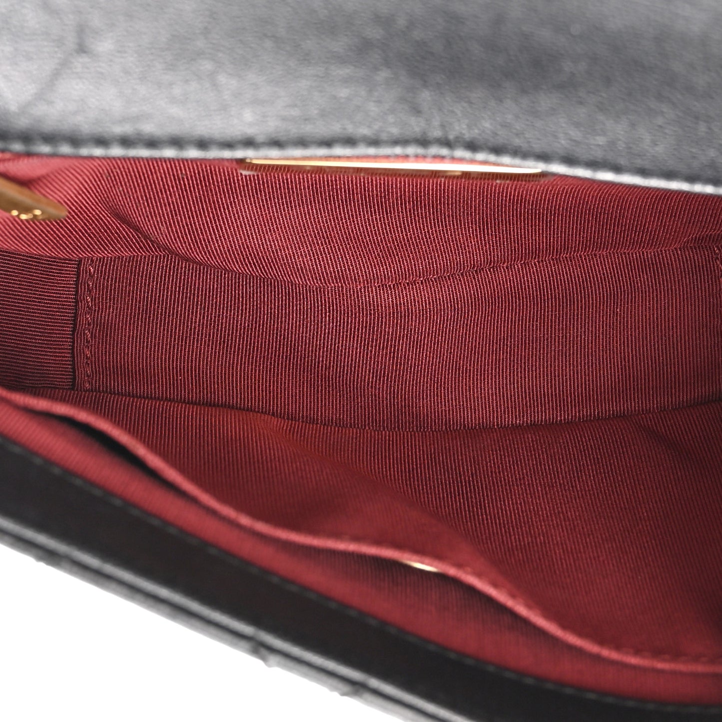 Lambskin Quilted Chain Infinity Waist Belt Bag Black