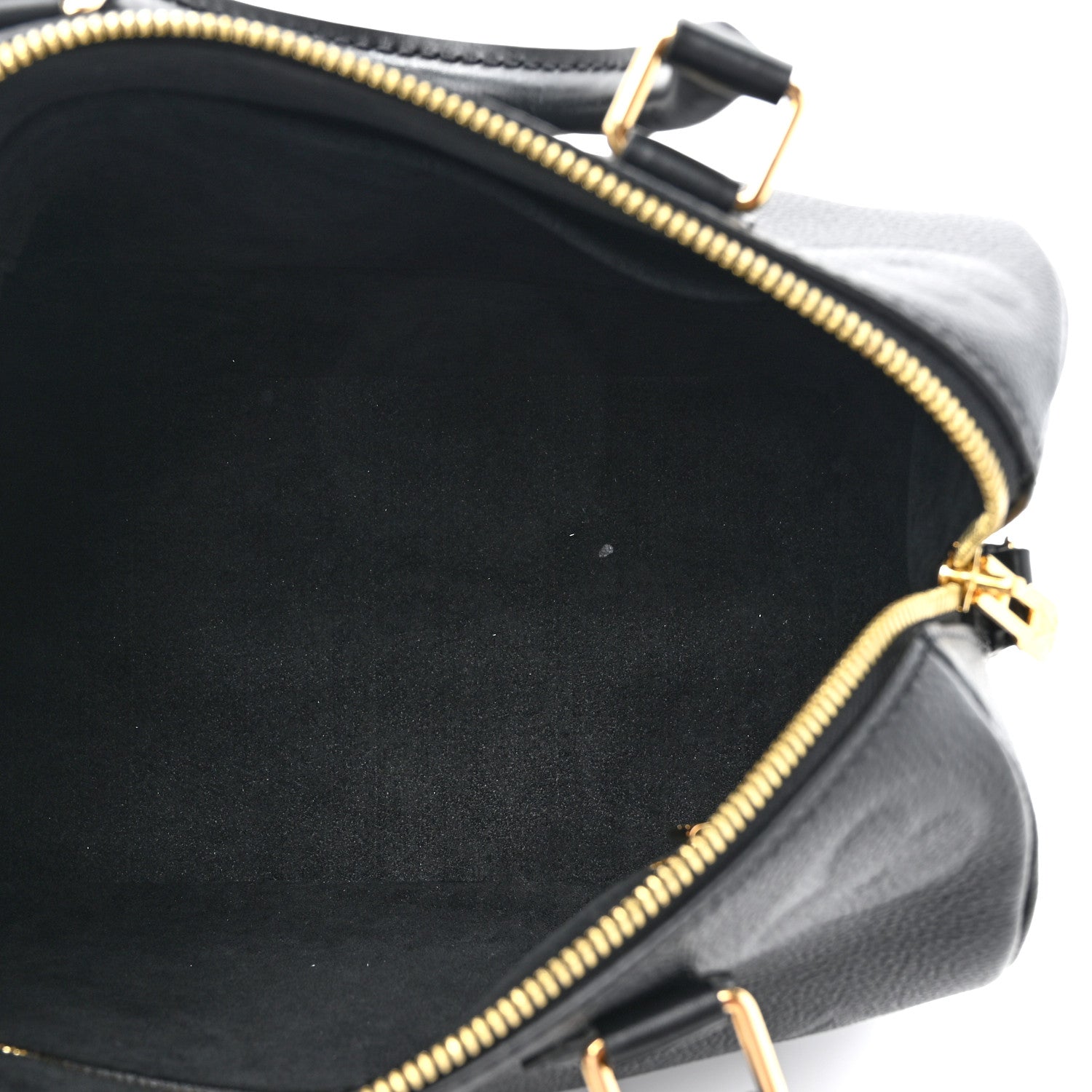Louis Vuitton Empreinte Monogram Giant Speedy Bandouliere 25 Black 5 of 12