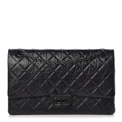 Chanel Aged Calfskin Quilted 2.55 Reissue 226 Flap So Black 1 of 10