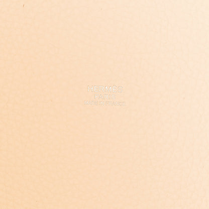 Hermes Taurillon Clemence Ostrich Touch Picotin Lock 18 PM Nata Trench 6 of 11