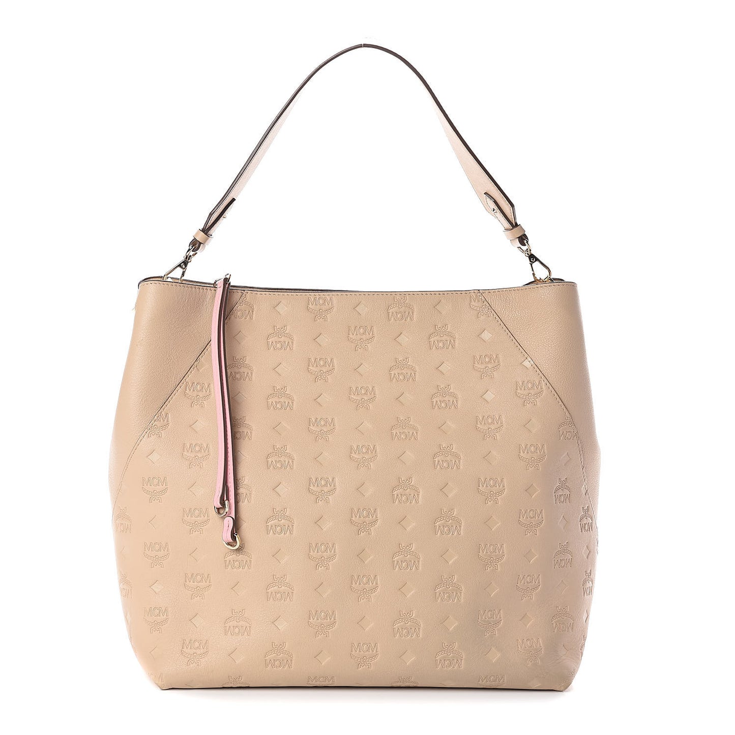 Calfskin Ottomar Monogram Large Klara Hobo New Beige