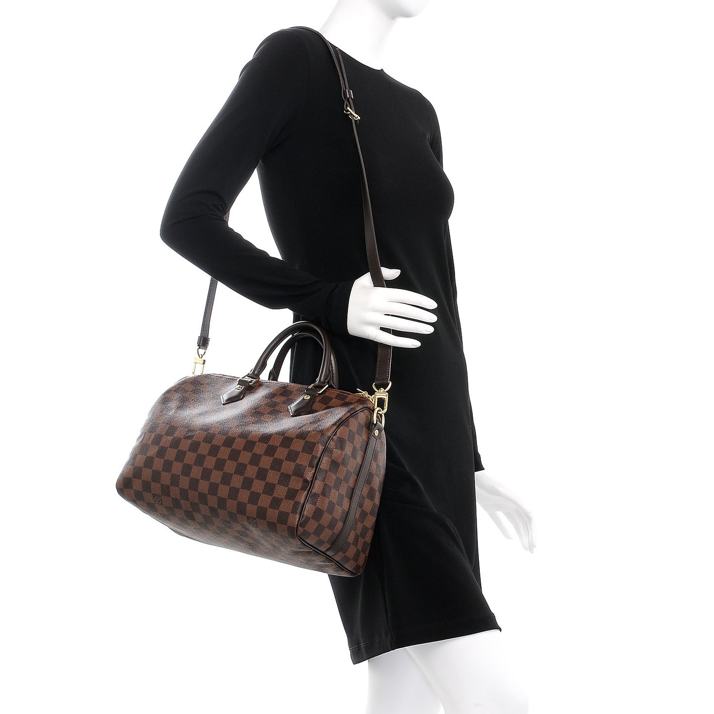 Damier Ebene Speedy Bandouliere 30