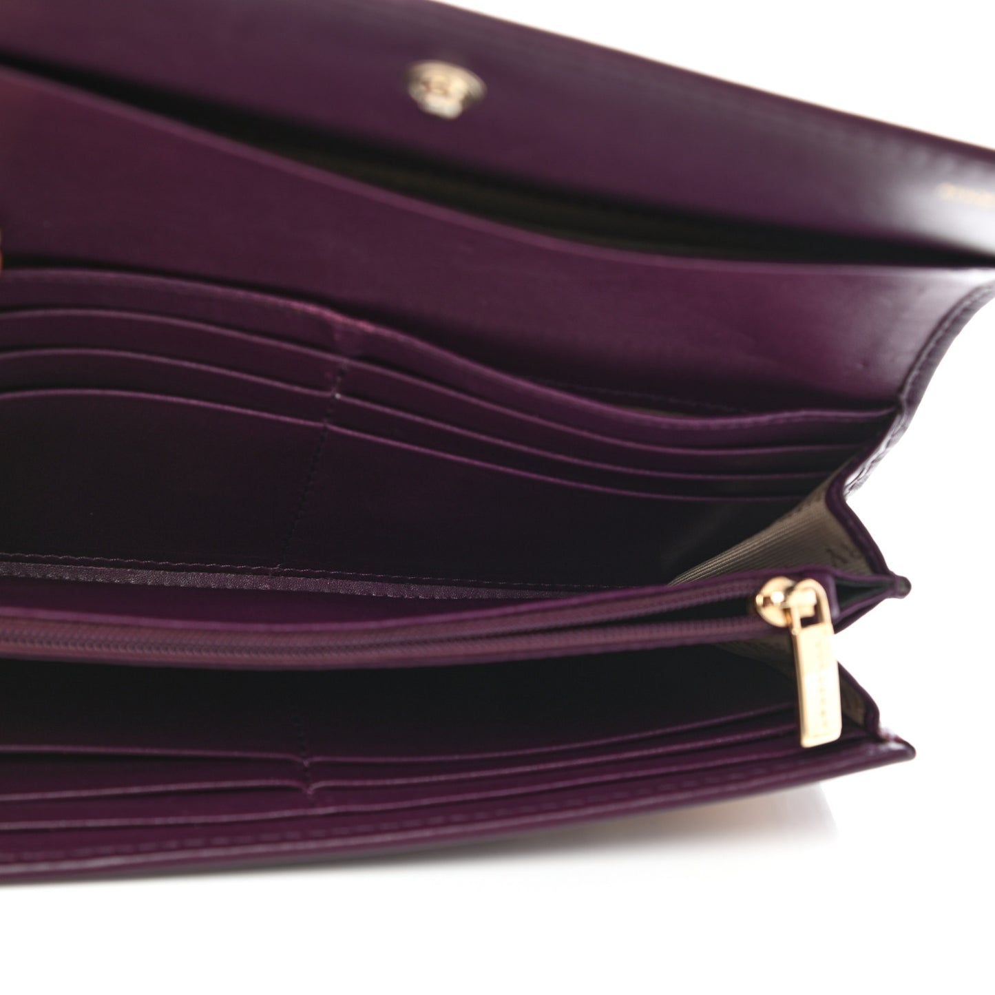 Haymarket Check Penrose Continental Wallet Burgundy
