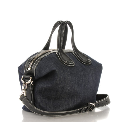 Givenchy Denim Calfskin Small Nightingale Blue Black 3 of 7