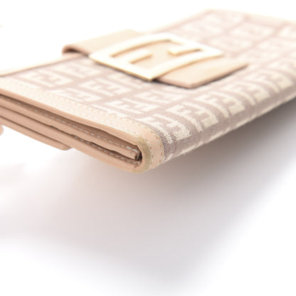 Fendi Zucchino Vitello Continental Wallet Cipria Teint Cipria 11 of 14