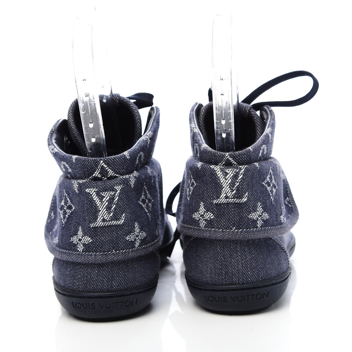 Monogram Denim Brea Sneaker 37 Blue