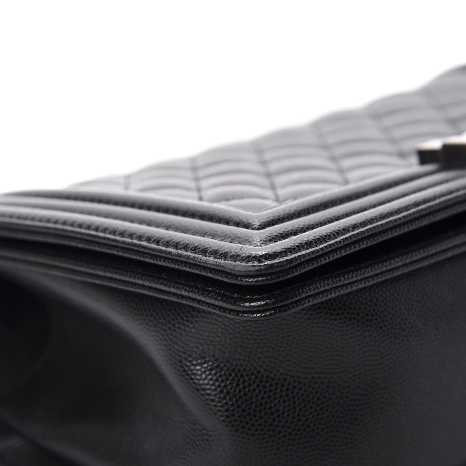 Chanel Caviar Quilted Medium Boy Flap Black 8 of 14