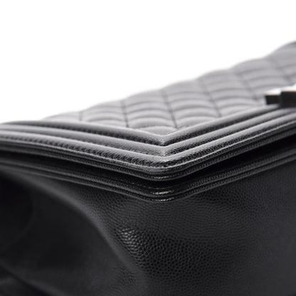 Chanel Caviar Quilted Medium Boy Flap Black 8 of 14