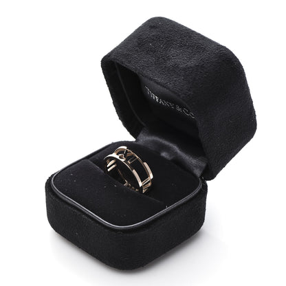 Tiffany 18K Rose Gold Atlas Open Ring 53 6.5 5 of 5