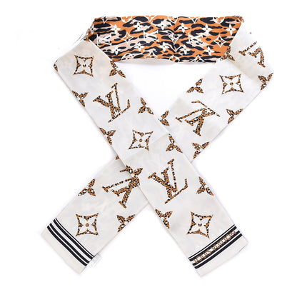 Louis Vuitton Silk Monogram Giant Jungle Bandeau Ivory 1 of 5