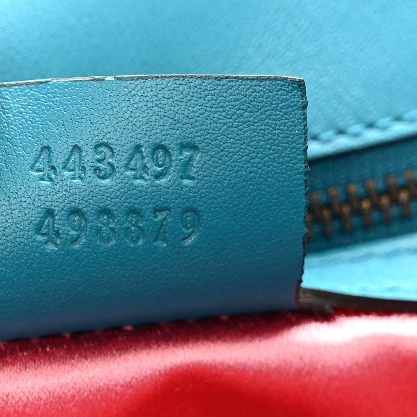 Velvet Matelasse Small GG Marmont Shoulder Bag Pavone Cyan