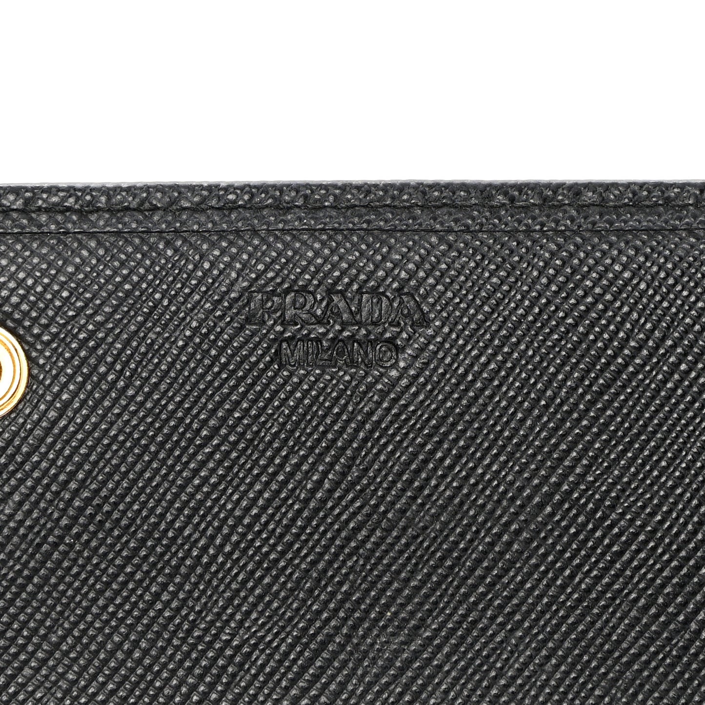 Saffiano Bow Continental Wallet Black