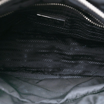 Prada Re-Nylon Quilted Padded Flap Shoulder Bag Black 5 of 10