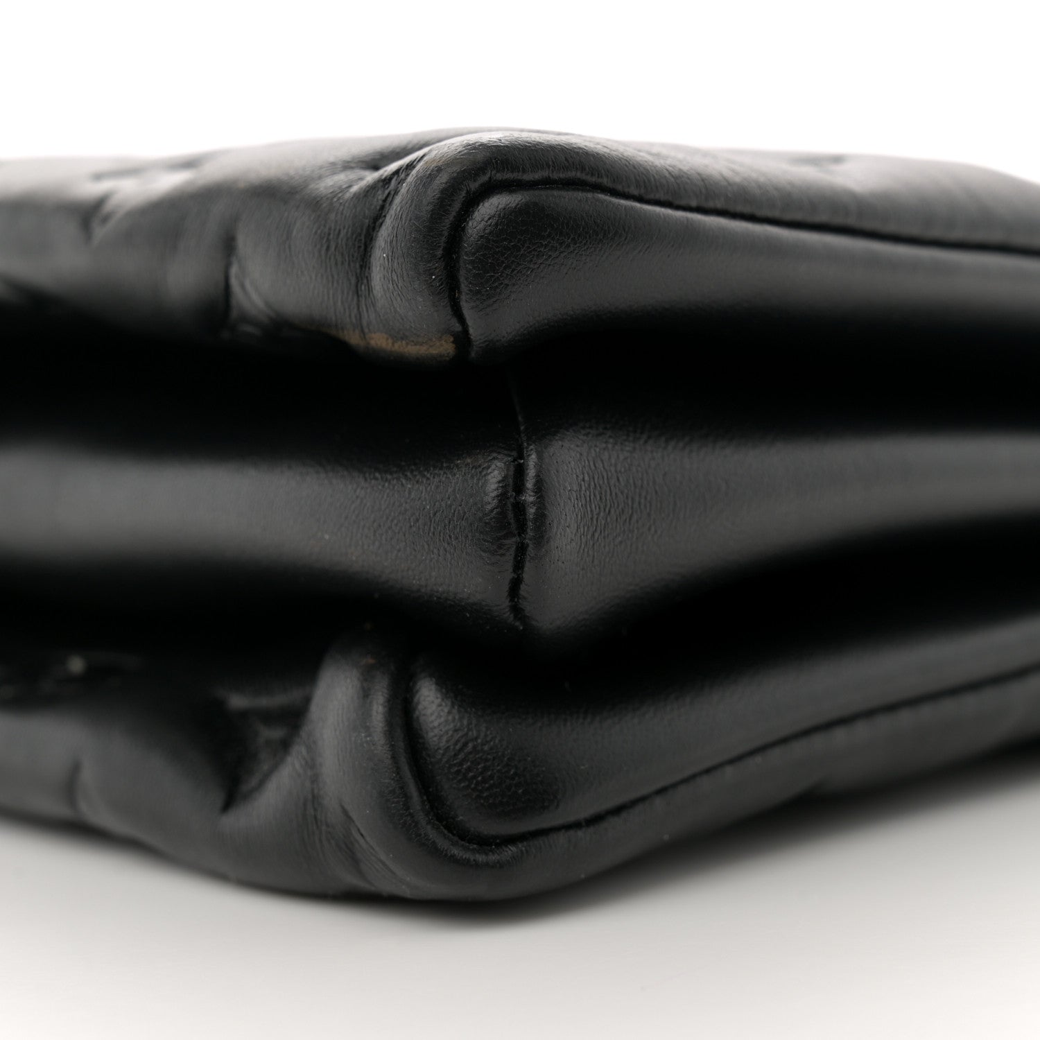 Louis Vuitton Lambskin Embossed Monogram Coussin MM Black 10 of 10