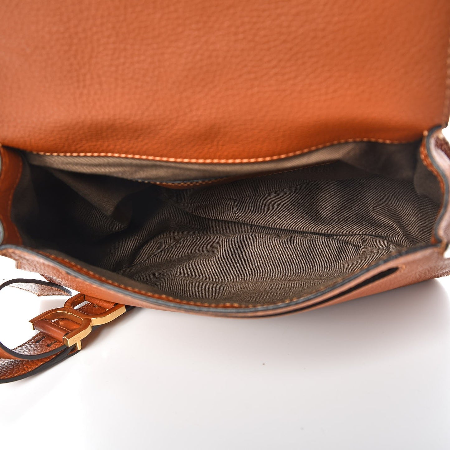 Calfskin Medium Marcie Round Crossbody Bag Tan