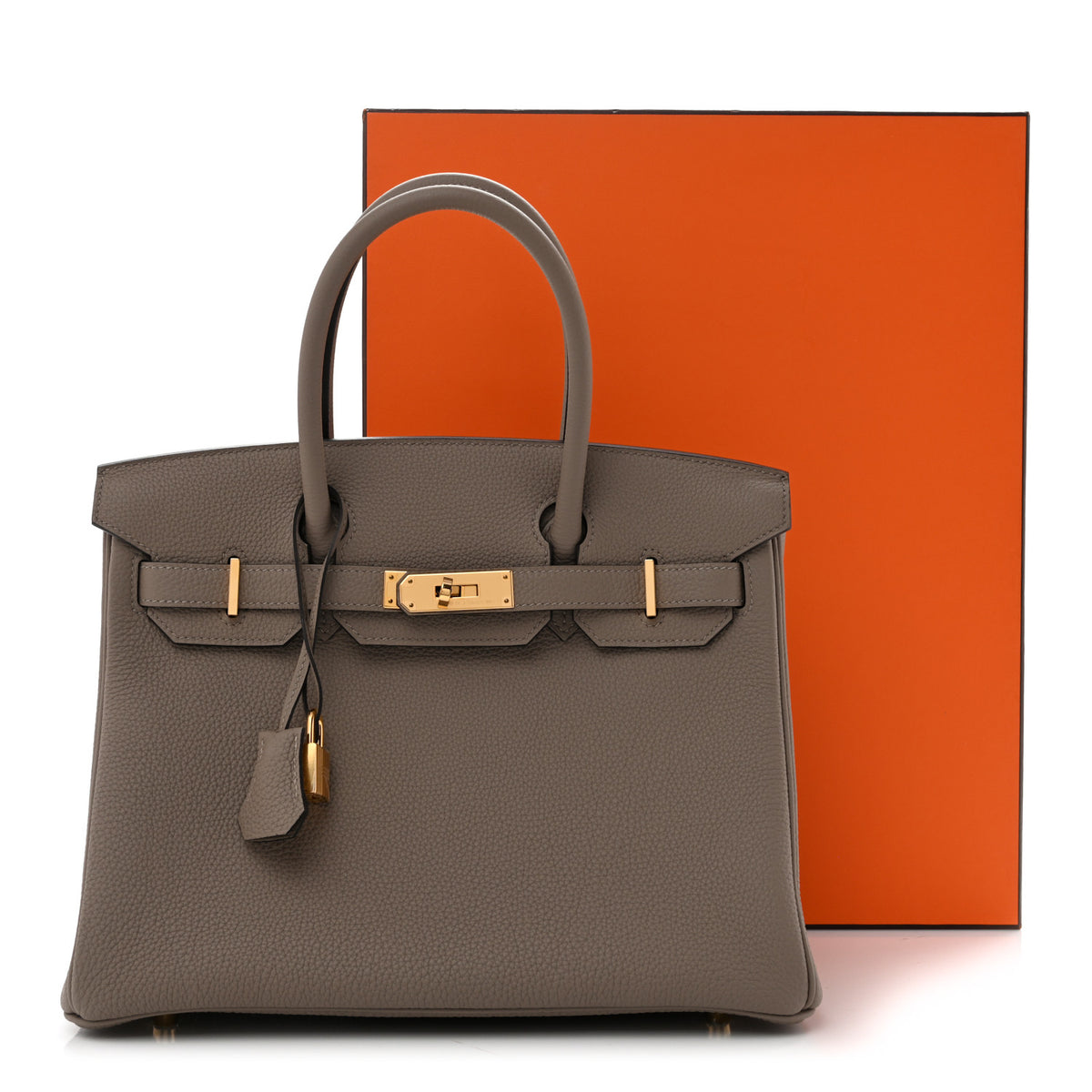 Togo Birkin 30 Gris Asphalte