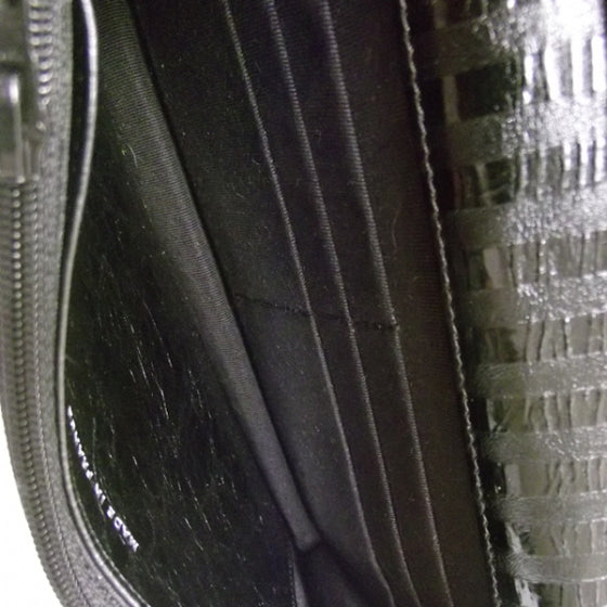 Chanel Striped Reissue Wallet On Chain Black 11 of 11