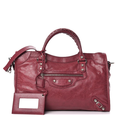 Balenciaga Agneau Giant 12 Silver Hardware City Cassis 1 of 13