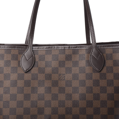 Louis Vuitton Damier Ebene Neo Neverfull MM Rose Ballerine 15 of 17