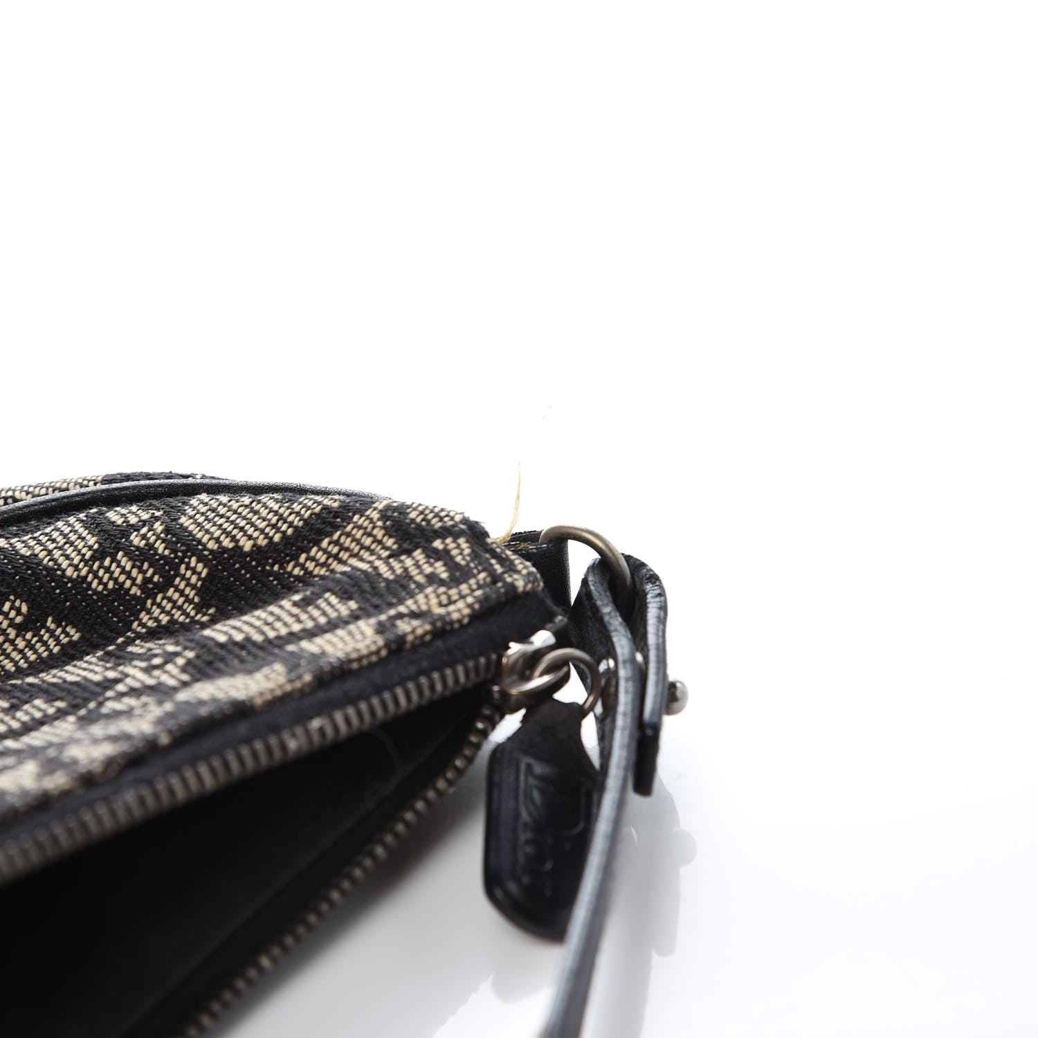 Christian Dior Monogram Mini Saddle Pochette Navy 8 of 11