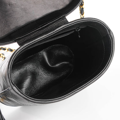 Chanel Lambskin Quilted Tassel Shoulder Bag Black 5 of 8