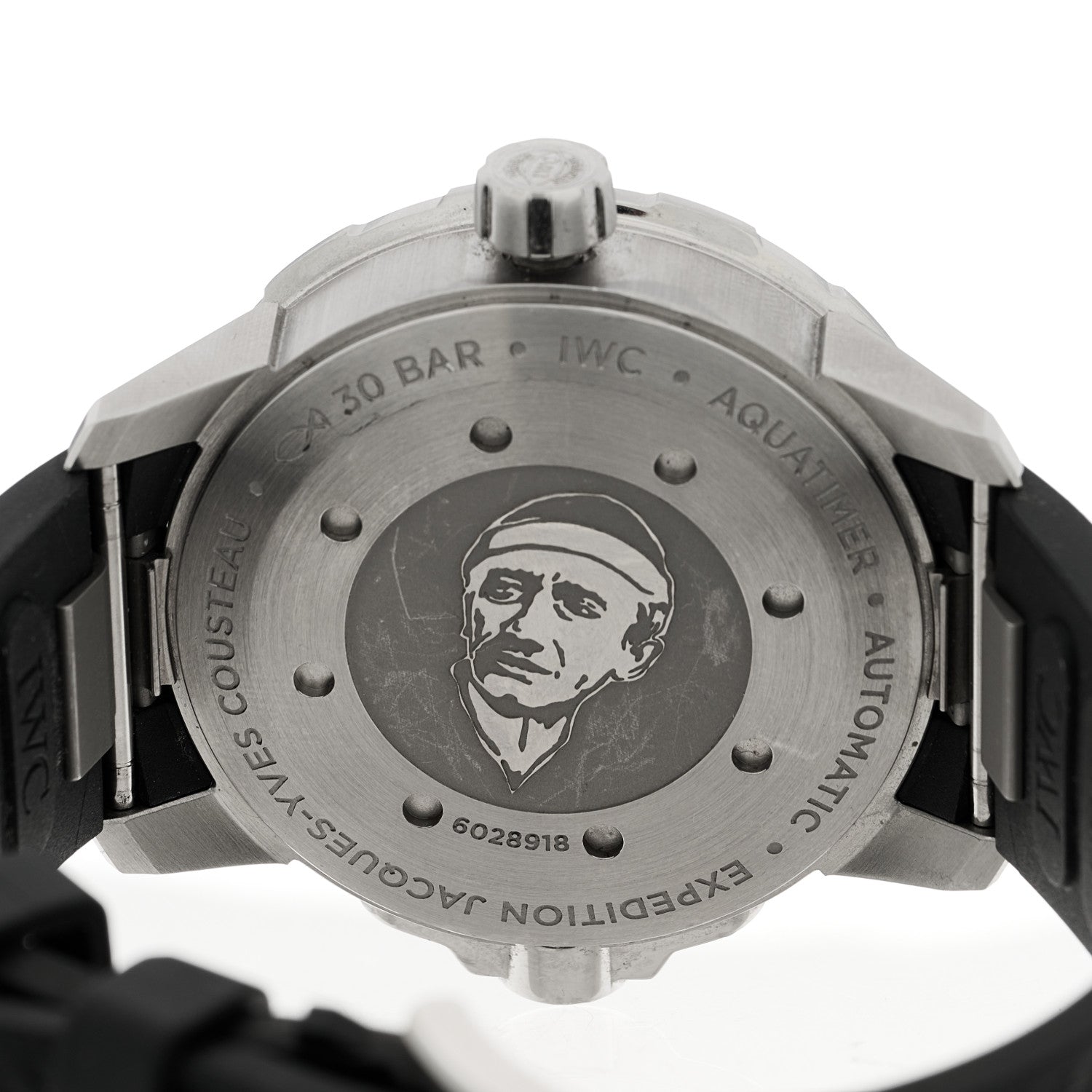 IWC Stainless Steel Rubber 42mm Aquatimer Automatic Watch Blue IW329005 4 of 5