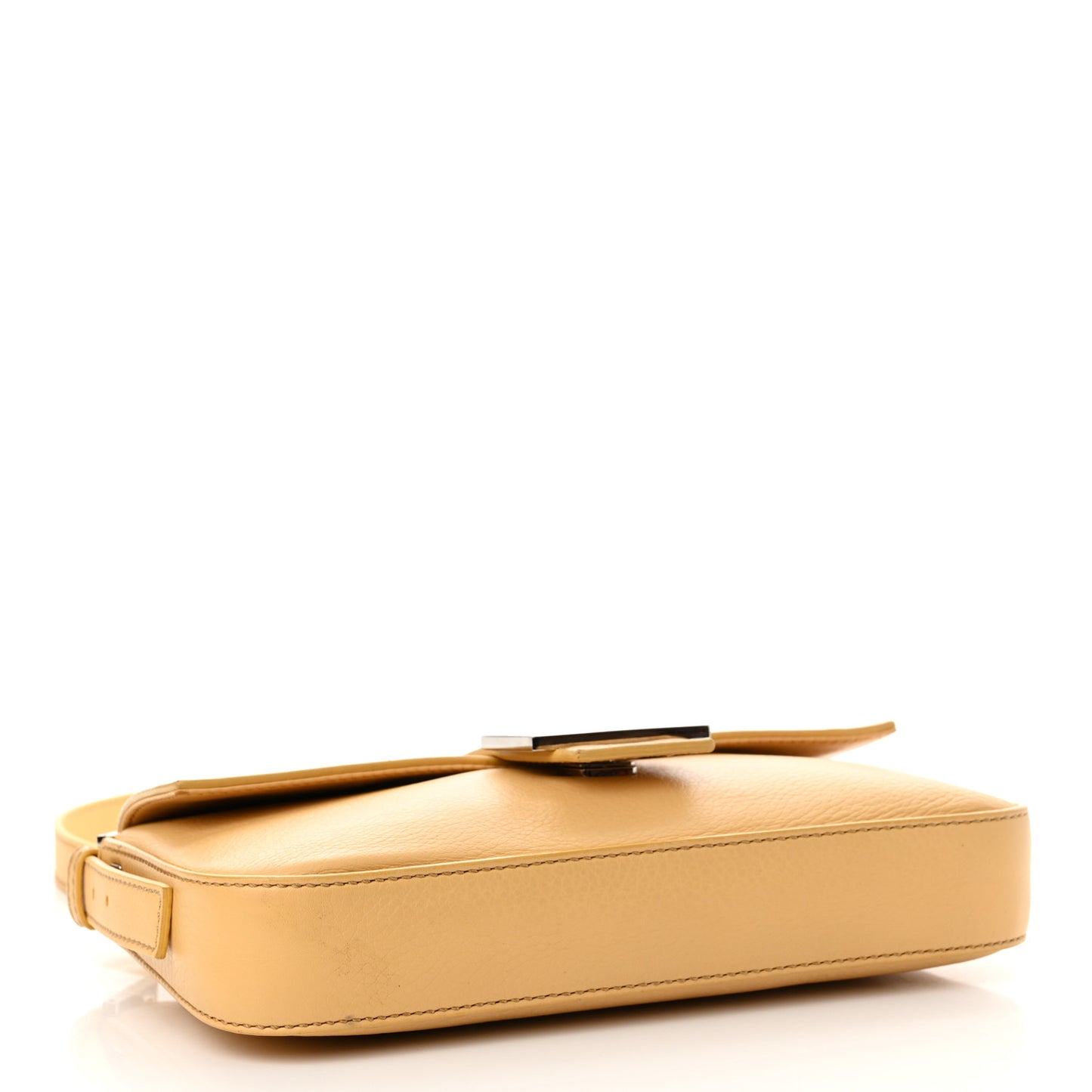 Vitello Enamel Interchangeable Strap Baguette Giallo Alchemy