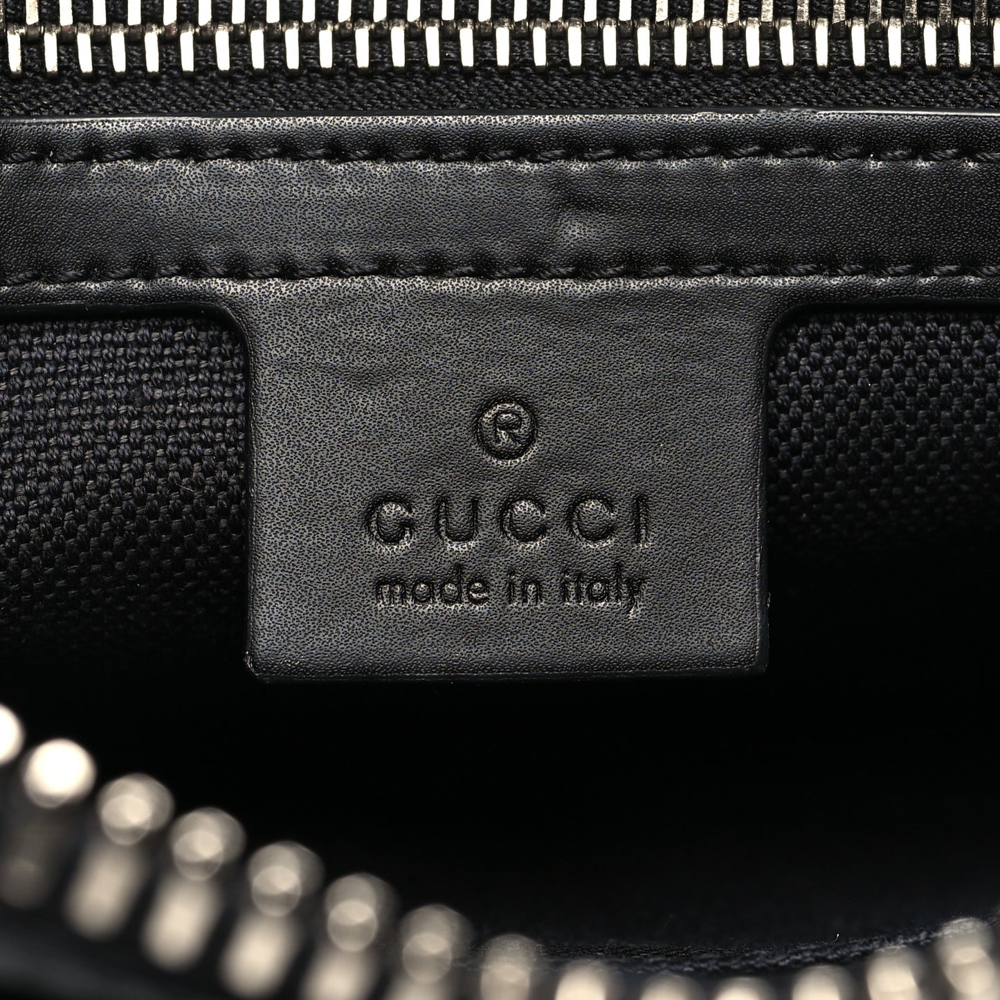 Soft GG Supreme Monogram Web Belt Bag Black Grey