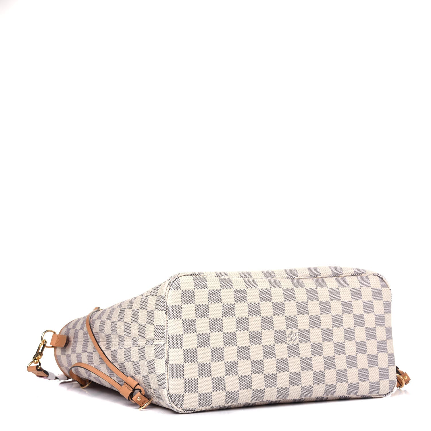 Louis Vuitton Damier Azur Braided Neverfull MM Pink 5 of 15
